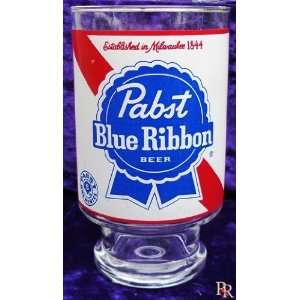  Vintage 24 Oz Pabst Blue Ribbon Beer Glass: Everything 