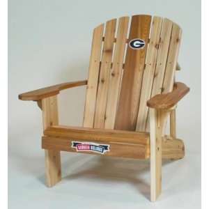  University of Georgia Bulldogs Logo Adirondack Chair with 