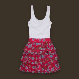 NWT Hollister Bettys Floral Tier Sun Dress Skirt S NEW  