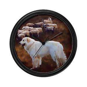  Great Pyrenees FlockGuard Pets Wall Clock by CafePress 