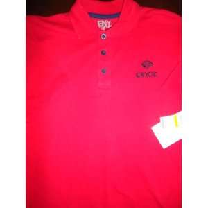  Akademiks Red Boys Collared Polo Shirt. (SIZE  MEDIUM 