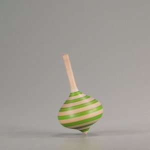  Onion Spinning Top with Green Stripes Toys & Games