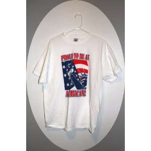  PROUD to be American T Shirts New 2 fer $$ Dog rescue 