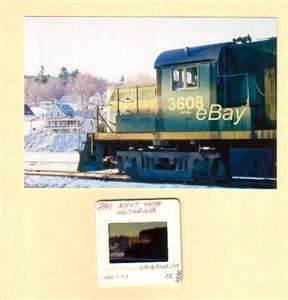   Pic LVRC Lamoille Valley RR Diesel Loco #3608 Whitefield NH 90  