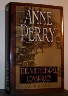 THE WHITECHAPEL CONSPIRACY by Anne Perry LARGE PRINT book 