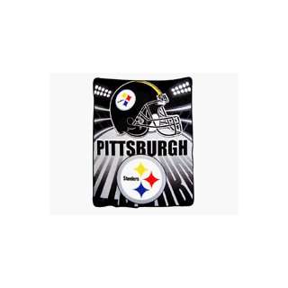   Steelers Light Weight Fleece Throw Blanket: Sports & Outdoors