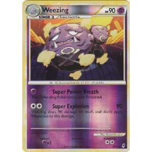   of Legends TCG Rare Reverse Holofoil Card  Weezing #38 Toys & Games