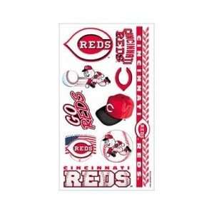    Cincinnati Reds Baseball Temporary Tattoos