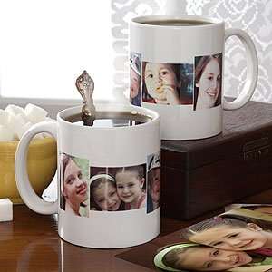  Photo Montage Personalized Ceramic Coffee Mug: Kitchen 