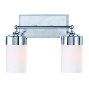   by 10 Inch H by 5.75 Inch E Alannah Two Light Vanity, Chrome Finish