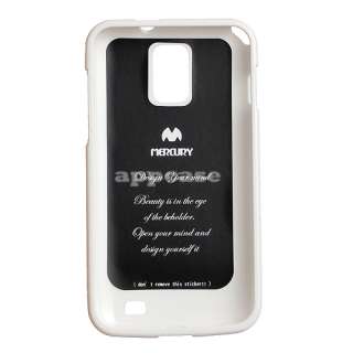 White Glitter Pearl Color Soft Case For Samsung Galaxy S2 Skyrocket AT 