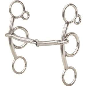 Darnall Connie Combs Gag Snaffle   Stainless Steel   5  
