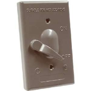   Raco 5121 0 Single Gang Weatherproof Switch Cover: Home Improvement