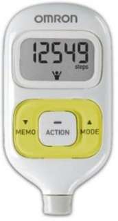 OMRON HJ 203 YL Yellow Pedometer w/ Activity Tracker  