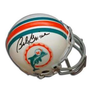   Autographed Bob Griese Dolphins Authentic Mini Helmet 