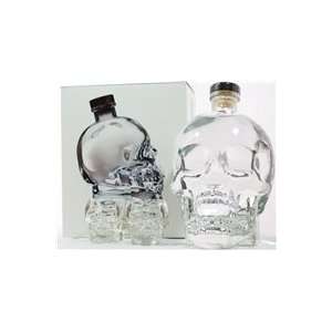   Crystal Head Vodka   1.75L with 2 Shot Glasses Grocery & Gourmet Food