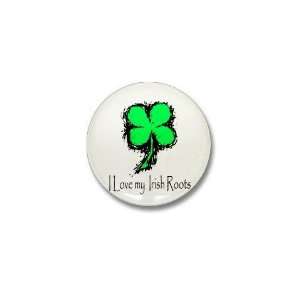  IRISH ROOTS Family Mini Button by CafePress: Patio, Lawn 