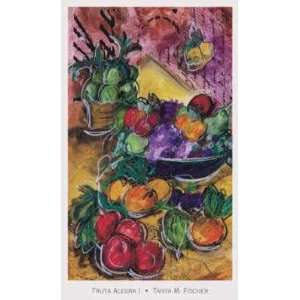  Fruta Alegra I, Canvas Transfer by Tanya Fischer, 12x20 
