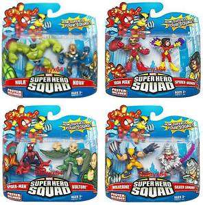 Marvel Super Hero Squad Wave 15 Nova Vulture Set of 8  