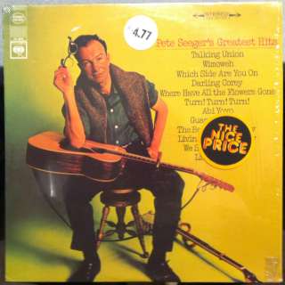 PETE SEEGER greatest hits LP vinyl CS 9416 VG+ 1967  