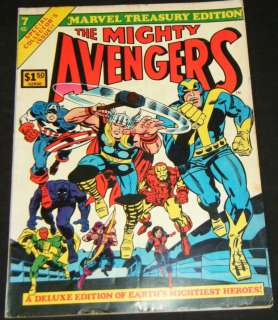 MIGHTY AVENGERS Marvel Treasury Special #7   Stan Lee, Roy Thomas 