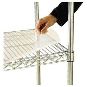 Alera Shelf Liners For Wire Shelving 48w X 18d Clear Plastic 4/Pack 