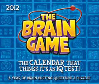 Brain Game 2012 Desk Calendar 9780763014223  