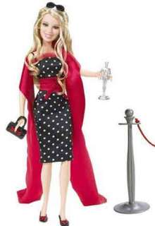 Barbie Hilary Duff Doll Red Carpet Glam Dressed Up Set 027084397949 