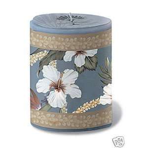  Hawaii Oval Decal Candle Floral 4 x 3 x 5.25 in.: Home 