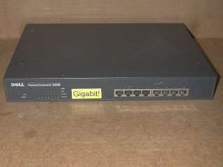 Dell PowerConnect 2508 10/100/1000 Mbps Gigabit 8 Port Network Switch