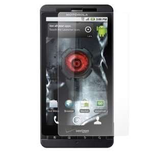   Droid X [Verizon] Transparent Clear Screen Protector: Cell Phones