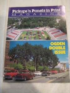   Panels in Print Magazine August 1983 Chevy/GMC Truckin Club  