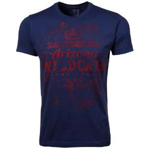   Arizona Wildcats Famous Vintage T Shirt   Navy Blue: Sports & Outdoors