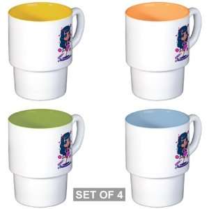   Coffee Mugs (4) High Maintenance Girl with Kisses: Everything Else