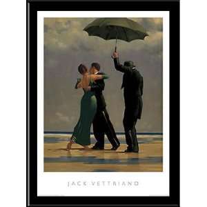  Jack Vettriano, Dancer in Emerald FRAMED ART 24x32 