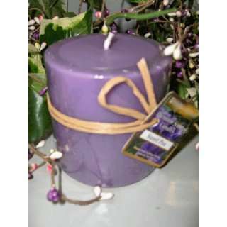 Sweet Pea Scented Round Pillar Candle 13 Oz.: Home 