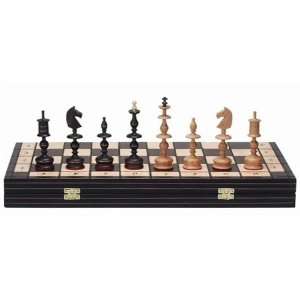     Unique Wood Chess Set with Chess Board & Storage Toys & Games
