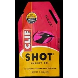  Clif Shot Energy Gel Razz (24 Count) 1.20 Ounces Health 