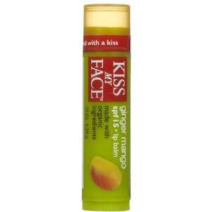 Kiss My Face Organic Lip Balm with Aloe Vera & SPF 15 Ginger Mango 