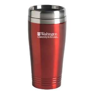 Washington University in St. Louis   16 ounce Travel Mug Tumbler   Red 