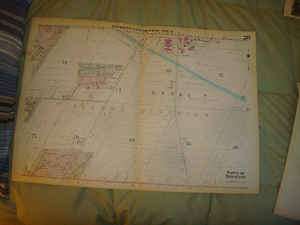   BRIGHTON MONROE COUNTY NEW YORK MAP IOLA SANITARIUM INSANE ASYLUM N