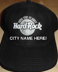 hard rock cafe you pick the city black hat baseball style cap save the 