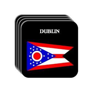  US State Flag   DUBLIN, Ohio (OH) Set of 4 Mini Mousepad 