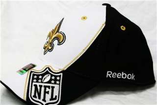 New Orleans Saints Flex Fit Sideline Player Hat Cap L/XL SUPER FAST 