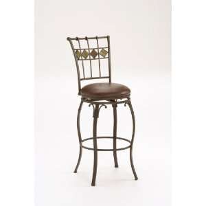  Hillsdale Lakeview Swivel Bar Stool Slate Accent   4264 