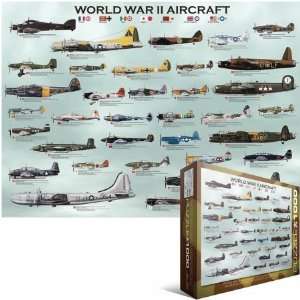   1000 Pieces 19.25 in. X26.5 in.  World War II Aircraft Toys & Games