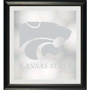  Kansas St. Wildcats Framed Wall Mirror from Zameks 