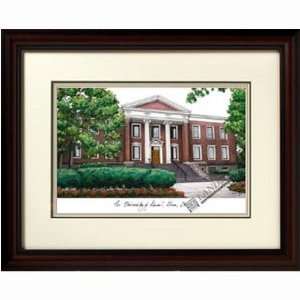  University of Akron Alma Mater Framed Lithograph Sports 