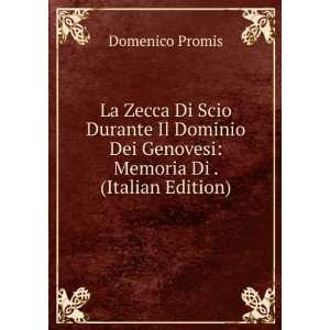    Memoria Di . (Italian Edition) Domenico Promis  Books