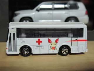   Fuso Japan red cross blood donation bus ambulance tomica  